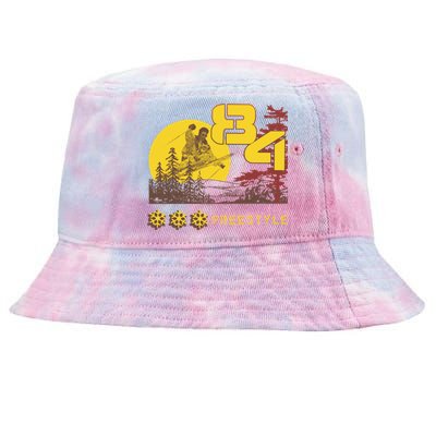 Freestyle Skiing Ski Sport Gift Tie-Dyed Bucket Hat