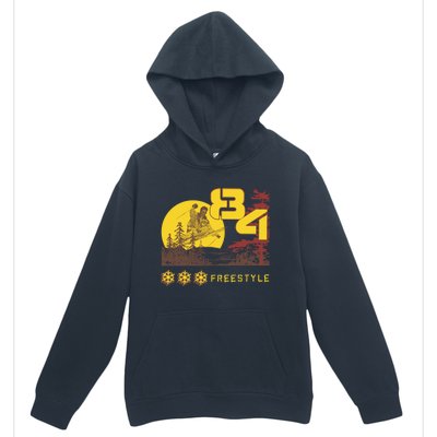 Freestyle Skiing Ski Sport Gift Urban Pullover Hoodie