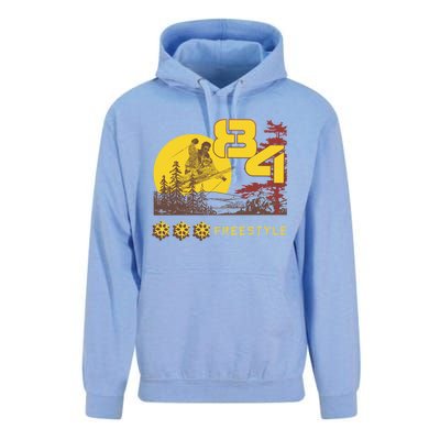 Freestyle Skiing Ski Sport Gift Unisex Surf Hoodie