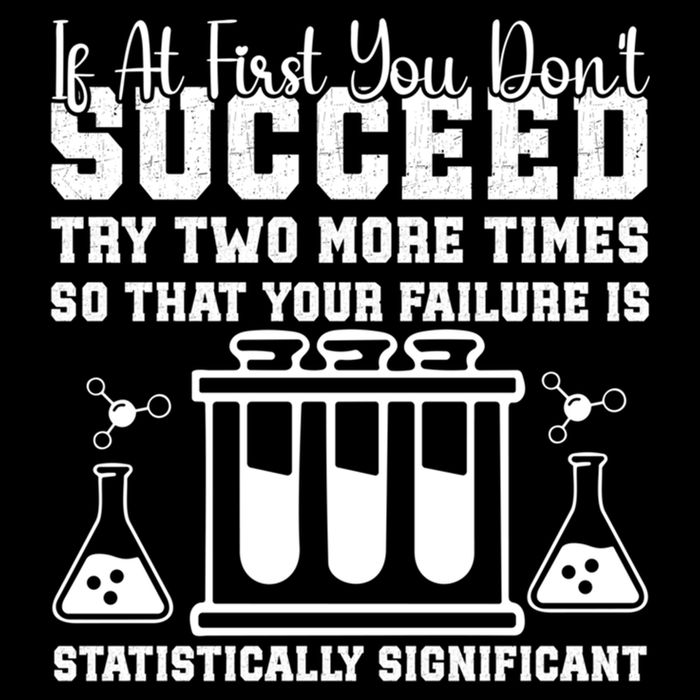 Funny Statistics Science Pun Chemistry Gift Doggie Tank