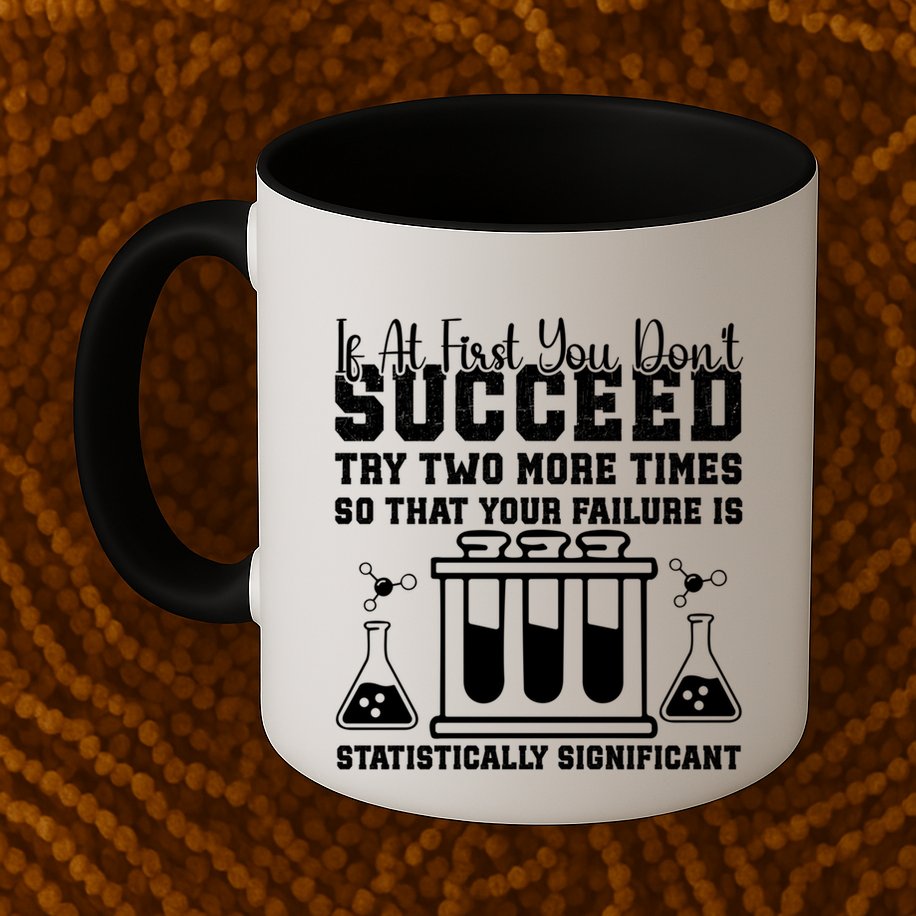 Funny Statistics Science Pun Chemistry Gift Mug