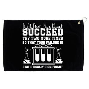 Funny Statistics Science Pun Chemistry Gift Grommeted Golf Towel