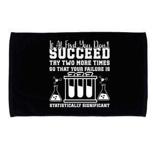 Funny Statistics Science Pun Chemistry Gift Microfiber Hand Towel