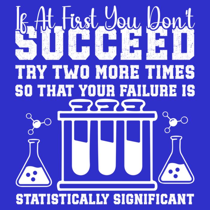 Funny Statistics Science Pun Chemistry Gift Button