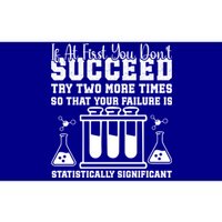 Funny Statistics Science Pun Chemistry Gift Bumper Sticker