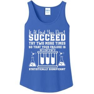 Funny Statistics Science Pun Chemistry Gift Ladies Essential Tank