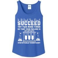 Funny Statistics Science Pun Chemistry Gift Ladies Essential Tank