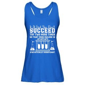 Funny Statistics Science Pun Chemistry Gift Ladies Essential Flowy Tank