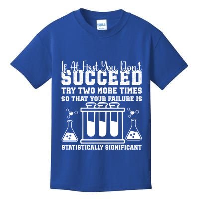 Funny Statistics Science Pun Chemistry Gift Kids T-Shirt