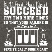 Funny Statistics Science Pun Chemistry Gift Cotton Canvas Backpack