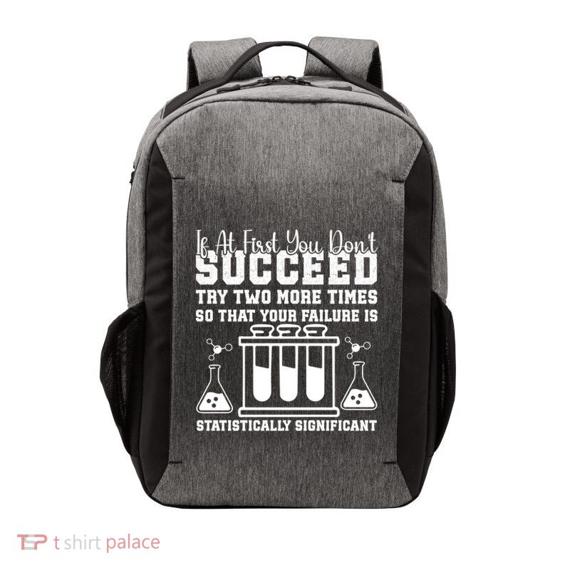 Funny Statistics Science Pun Chemistry Gift Vector Backpack