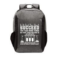 Funny Statistics Science Pun Chemistry Gift Vector Backpack