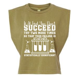 Funny Statistics Science Pun Chemistry Gift Garment-Dyed Women's Muscle Tee