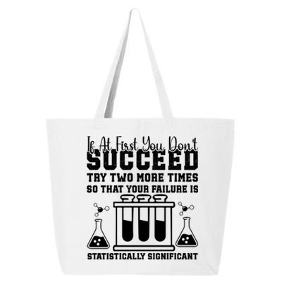 Funny Statistics Science Pun Chemistry Gift 25L Jumbo Tote