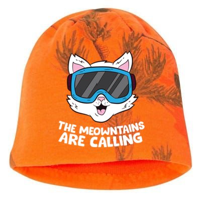 Funny Snowboard Ski Goggle For Snowboarding Cat Skiing Gift Kati - Camo Knit Beanie