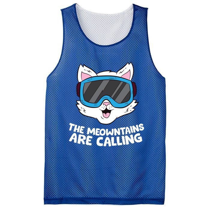 Funny Snowboard Ski Goggle For Snowboarding Cat Skiing Gift Mesh Reversible Basketball Jersey Tank