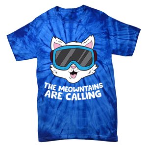 Funny Snowboard Ski Goggle For Snowboarding Cat Skiing Gift Tie-Dye T-Shirt