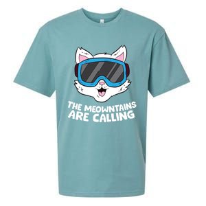 Funny Snowboard Ski Goggle For Snowboarding Cat Skiing Gift Sueded Cloud Jersey T-Shirt