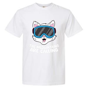 Funny Snowboard Ski Goggle For Snowboarding Cat Skiing Gift Garment-Dyed Heavyweight T-Shirt