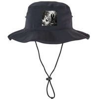 Funny Surprised Scared Cat Selfie With D.Trump Bucket Hat