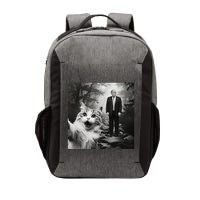 Funny Surprised Scared Cat Selfie With D.Trump Vector Backpack