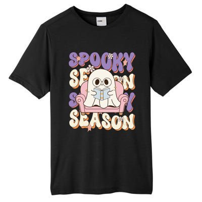 Funny Saying Spooky Season Halloween Ghost Teacher Tall Fusion ChromaSoft Performance T-Shirt