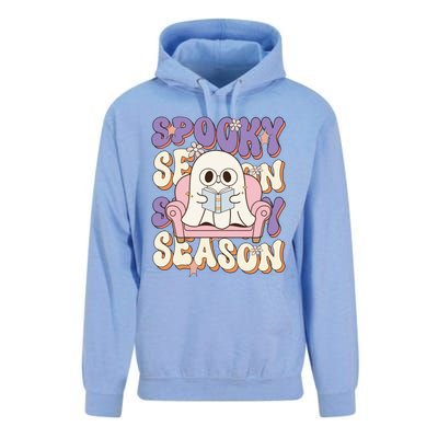 Funny Saying Spooky Season Halloween Ghost Teacher Unisex Surf Hoodie