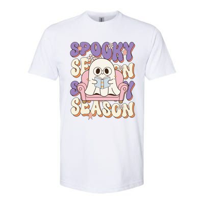 Funny Saying Spooky Season Halloween Ghost Teacher Softstyle CVC T-Shirt