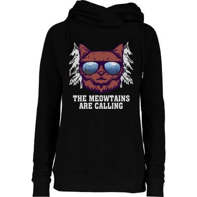 Funny Saying Ski Lover Mountain Skier And Cats Womens Funnel Neck Pullover Hood