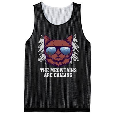 Funny Saying Ski Lover Mountain Skier And Cats Mesh Reversible Basketball Jersey Tank