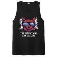 Funny Saying Ski Lover Mountain Skier And Cats PosiCharge Competitor Tank