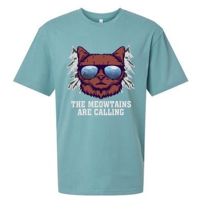 Funny Saying Ski Lover Mountain Skier And Cats Sueded Cloud Jersey T-Shirt