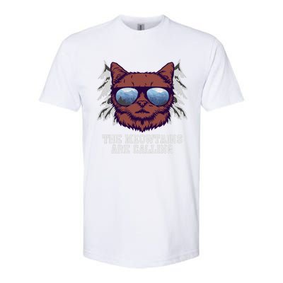 Funny Saying Ski Lover Mountain Skier And Cats Softstyle CVC T-Shirt