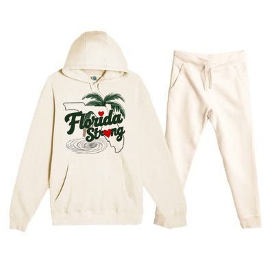 Florida Strong Support Florida Premium Hooded Sweatsuit Set