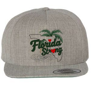 Florida Strong Support Florida Wool Snapback Cap