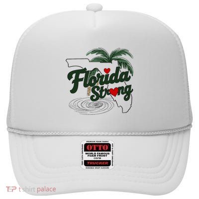 Florida Strong Support Florida High Crown Mesh Back Trucker Hat