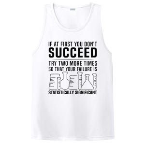 Funny Statistics Science Pun Gift For Men Women Chemistry PosiCharge Competitor Tank