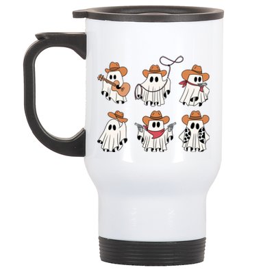 Funny Saying Spooky Season Halloween Western Stainless Steel Travel Mug