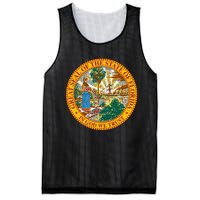 Florida State Seal Flag Mesh Reversible Basketball Jersey Tank