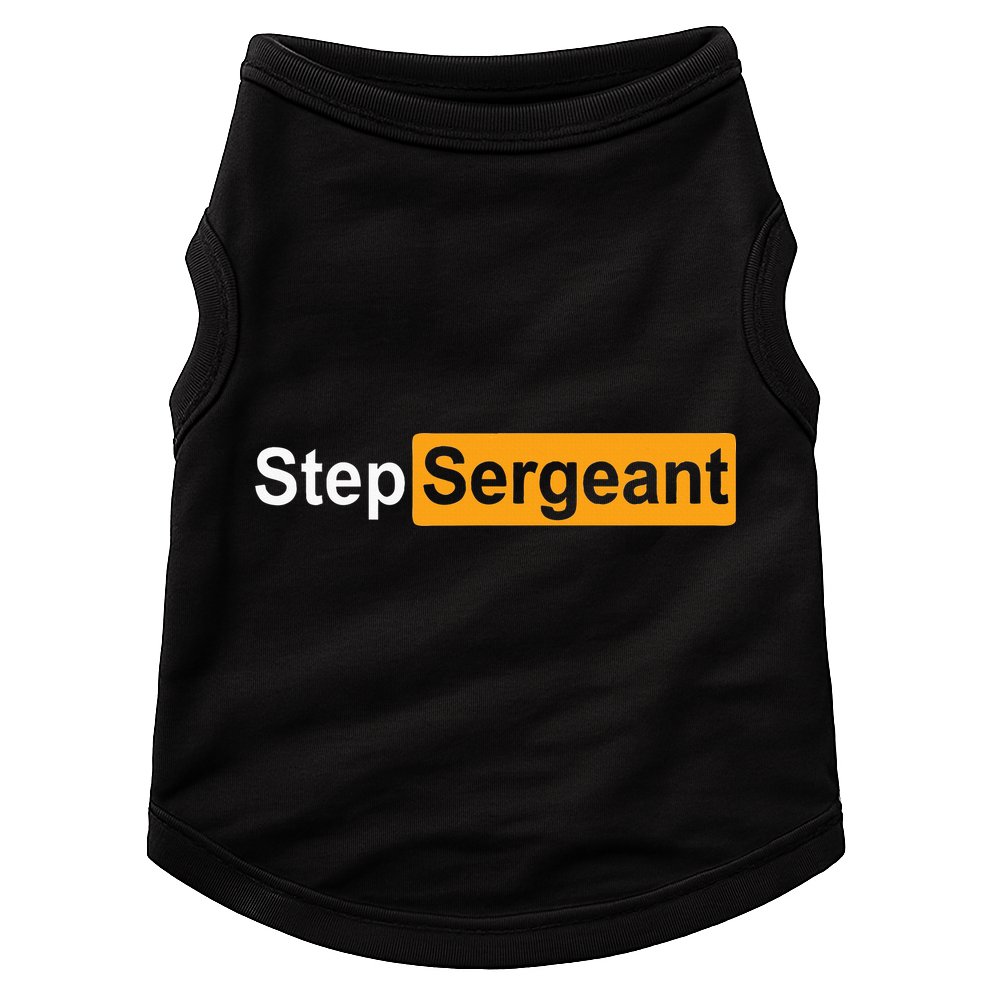 Funny Step Sergeant Doggie Tank