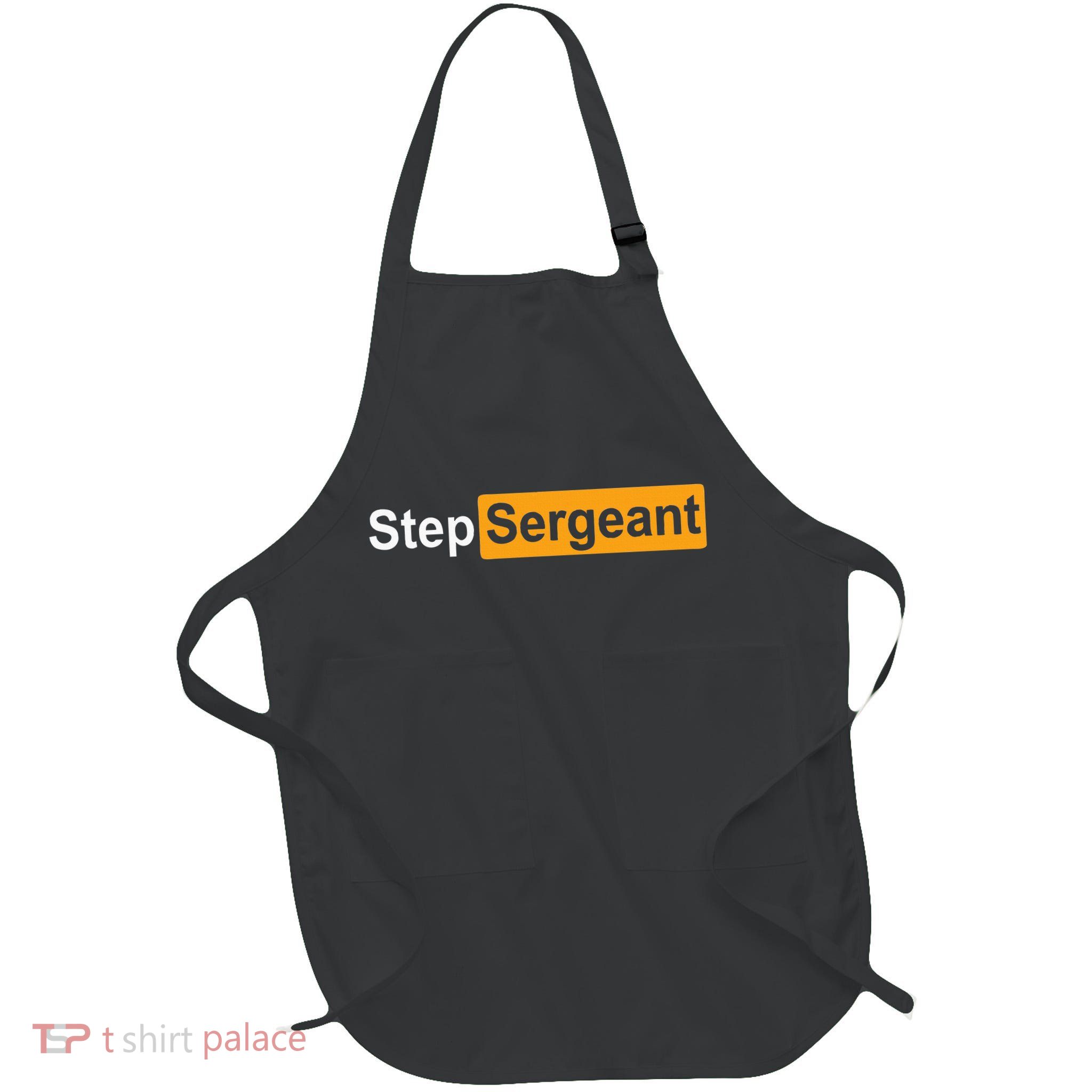 Funny Step Sergeant Apron