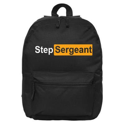 Funny Step Sergeant 16 in Basic Backpack