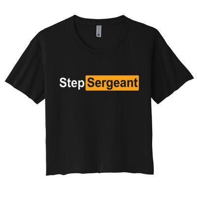 Funny Step Sergeant Crop Top