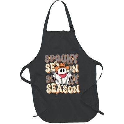 Funny Saying Spooky Season Halloween Western Apron
