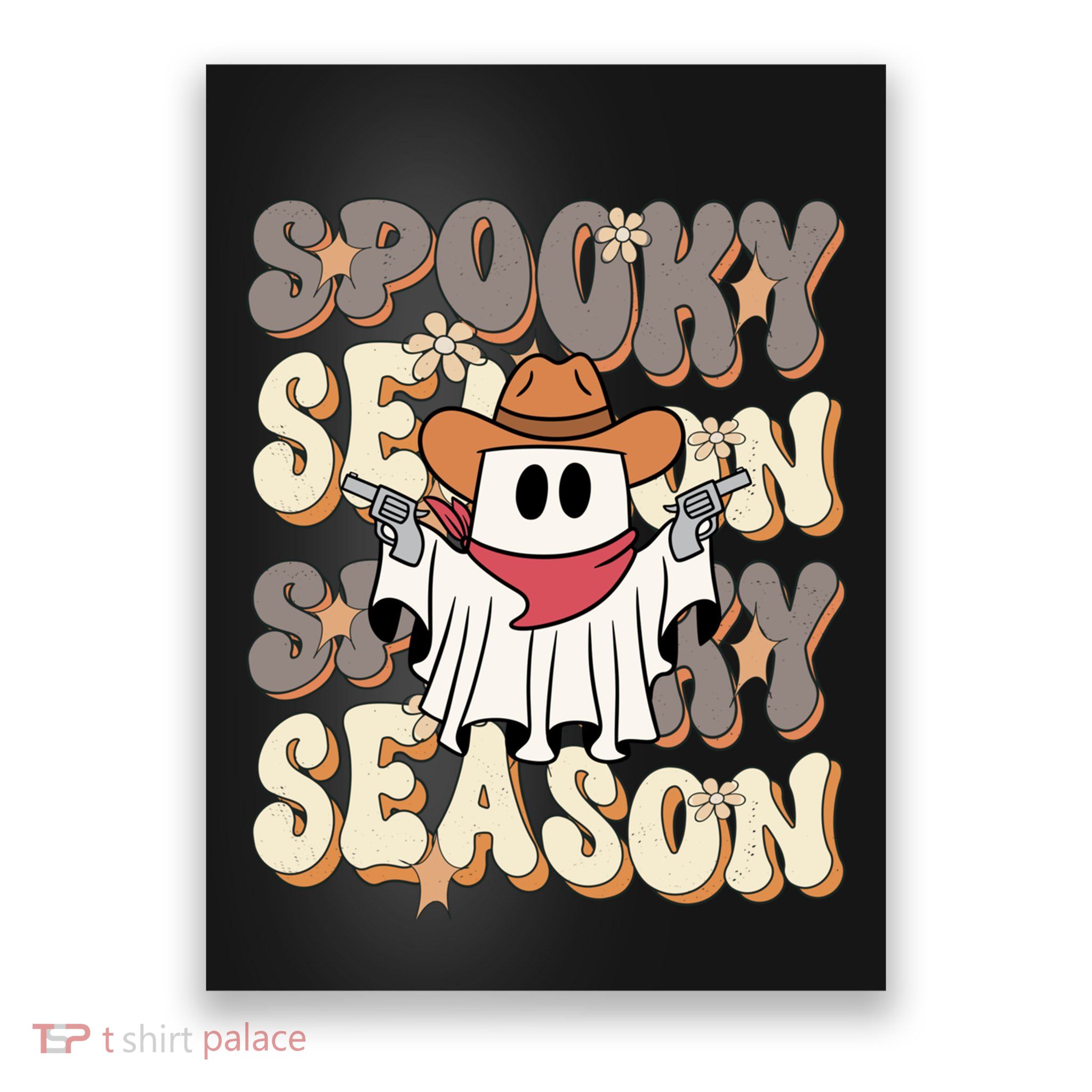 Funny Saying Spooky Season Halloween Western Poster