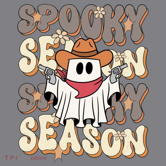 Funny Saying Spooky Season Halloween Western T-Shirt