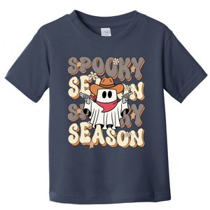 Funny Saying Spooky Season Halloween Western Toddler T-Shirt