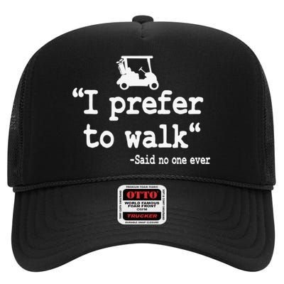 Funny Stop Staring At My Golf Balls | Cute Golfing Gift Joke High Crown Mesh Back Trucker Hat