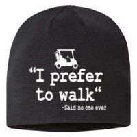 Funny Stop Staring At My Golf Balls | Cute Golfing Gift Joke Sustainable Beanie