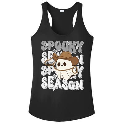 Funny Saying Spooky Season Halloween Western Gift Ladies PosiCharge Competitor Racerback Tank